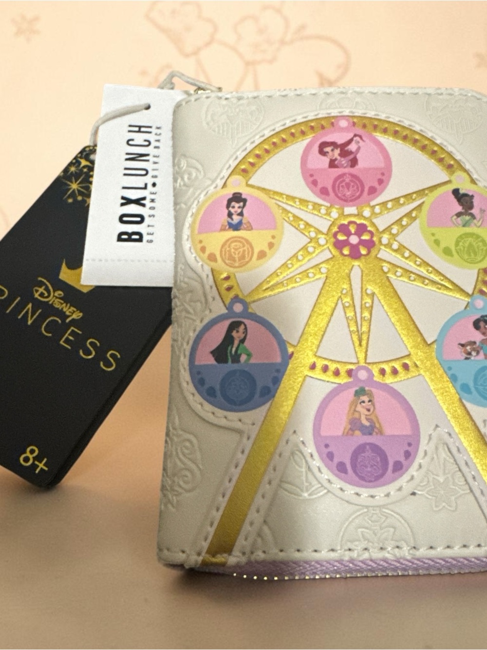 Loungefly Disney Princess Ferris Wheel Zip Wallet